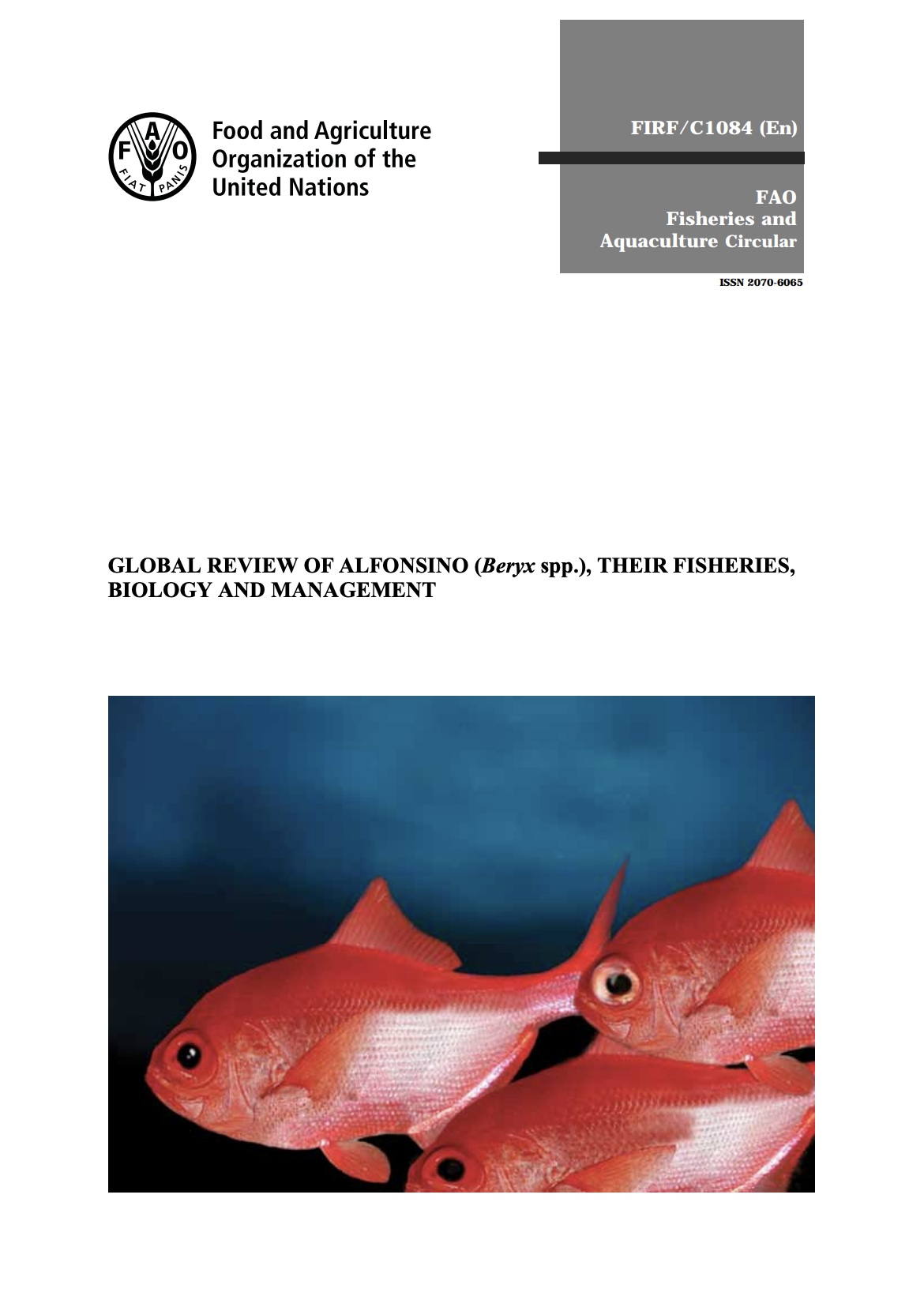 Global review of Alfonsino (Beryx spp.), their fisheries, biology and management